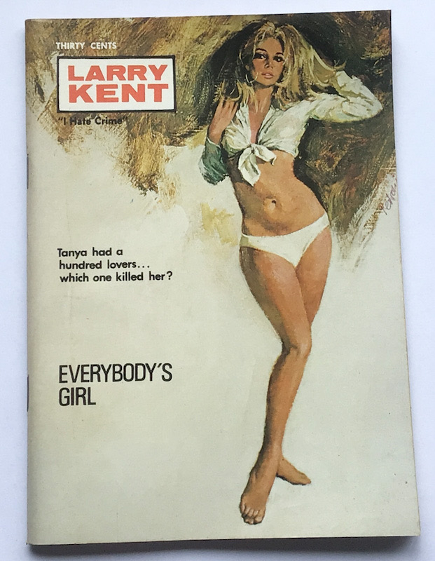 Larry Kent Everybody's Girl Australian Crime Detective paperback book No716